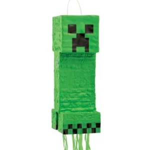 "Minecraft Creeper" Pull-String Pinata - 1 Pinata or 4 Pinatas/Case