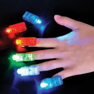1" Light Up Finger Beams - 12 Pieces/Pack