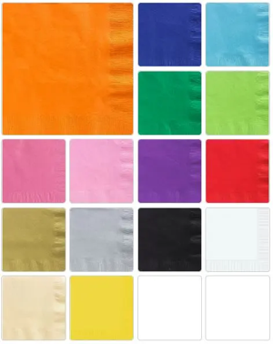 Solid Color Luncheon Napkins - 50/Pack
