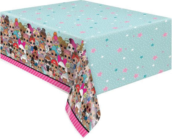 LOL Surprise Plastic Table Cover - 1 Table Cover