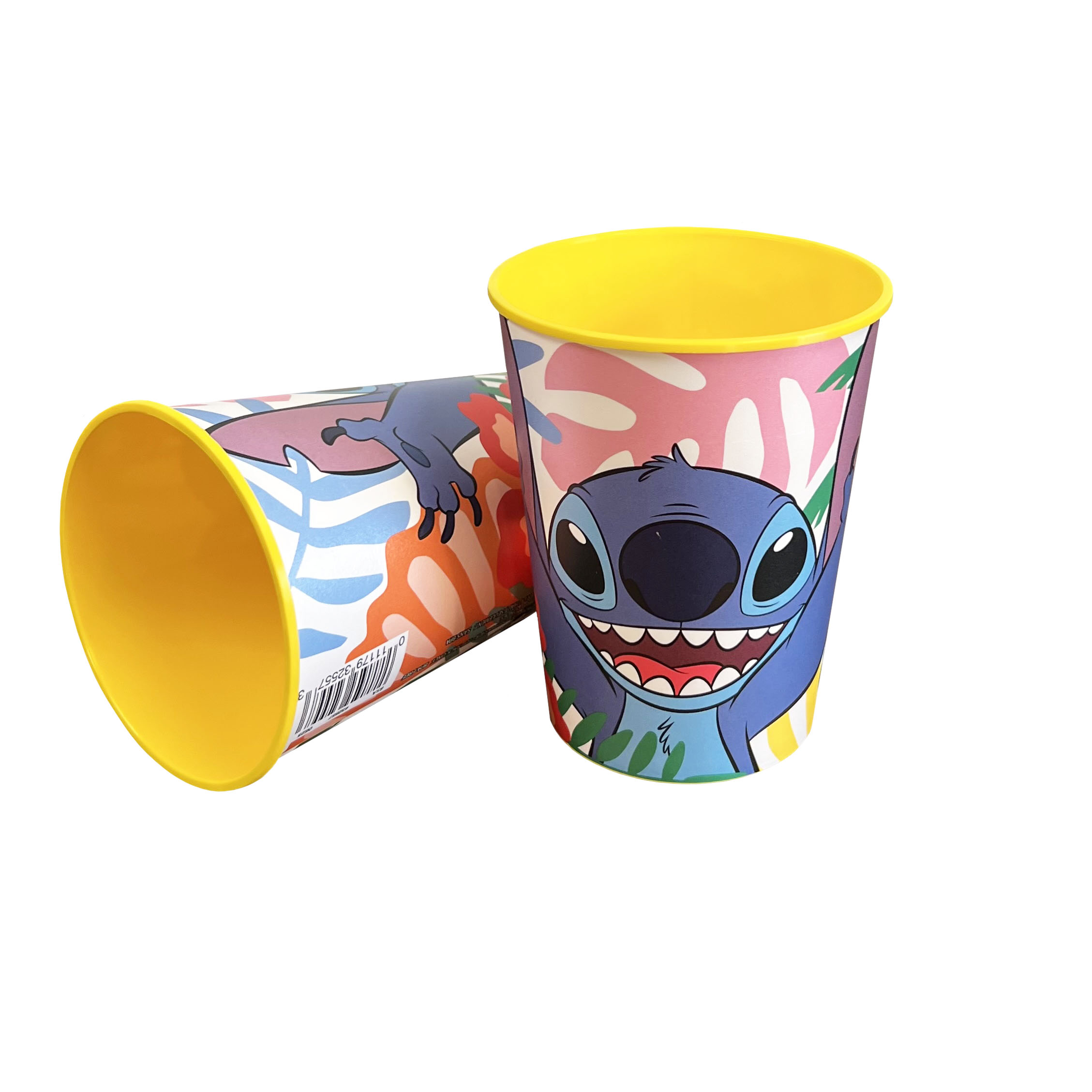 Stitch 16oz, Plastic Souvenir Cups - 6 Cups