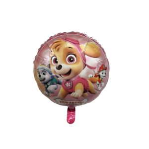 Skye Pink, Paw Patrol Girl Design 18" Foil Mylar Balloon - 1 Balloon