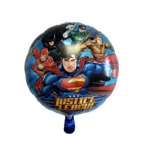 Justice League 18" Foil Mylar Balloon - 1 Balloon or 5 Balloons/Case