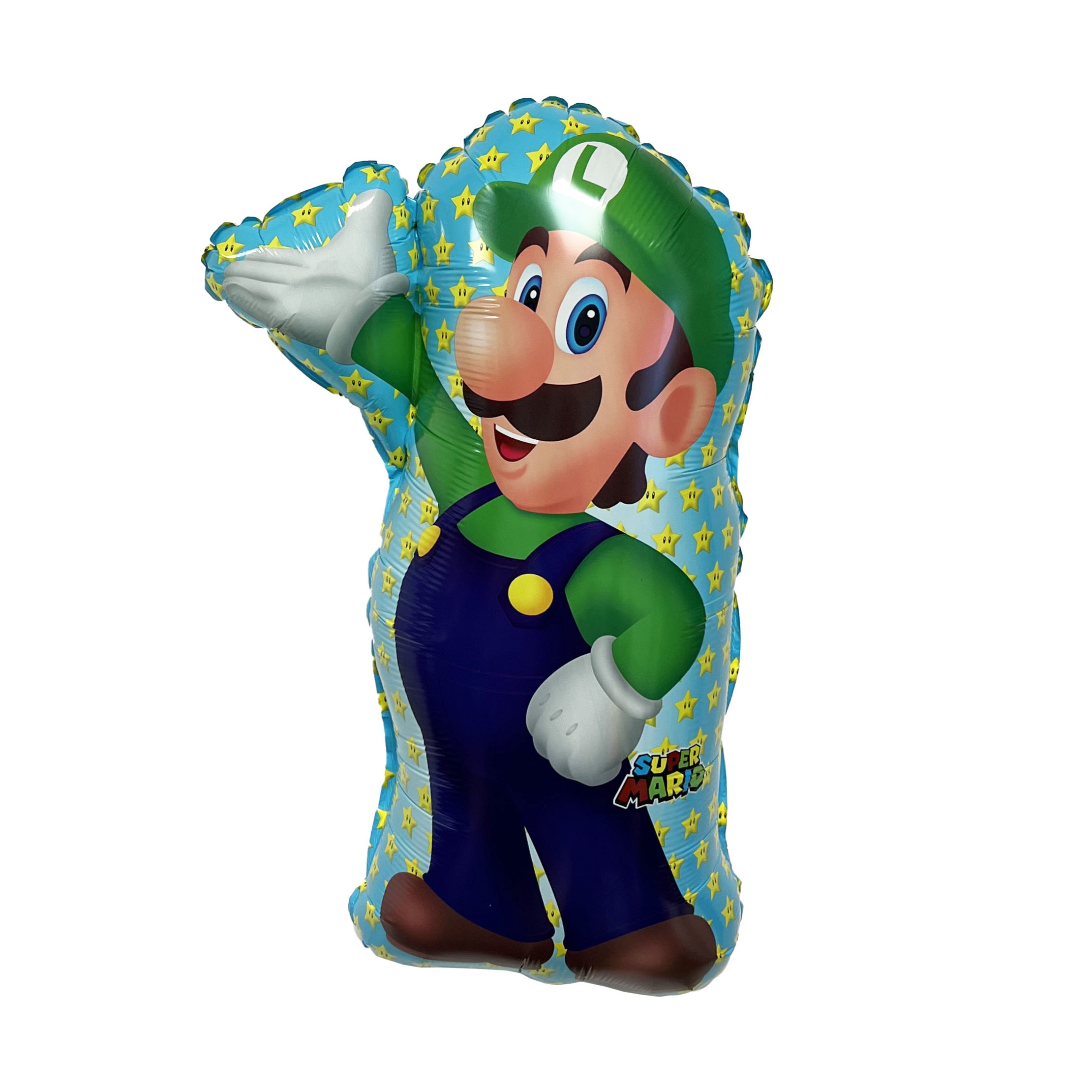 Super Mario 23.6" Character-Shaped Mario or Luigi Foil Mylar Balloon - 1 Balloon