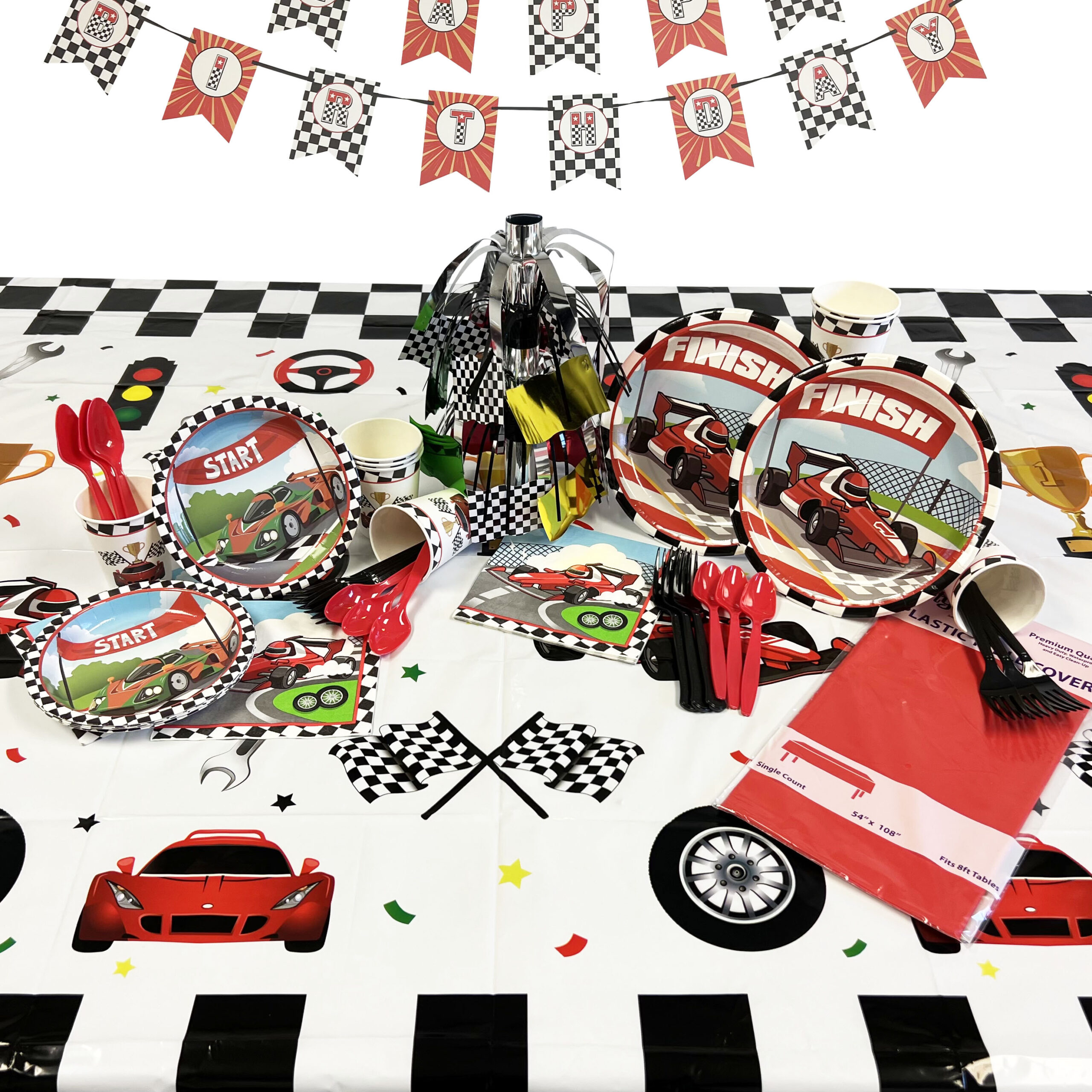 Race Car Deluxe Kit for 8 or 16 Guest