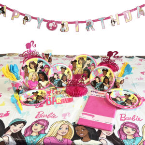 Barbie Birthday Party Deluxe Kit for 8 or 16 Guest