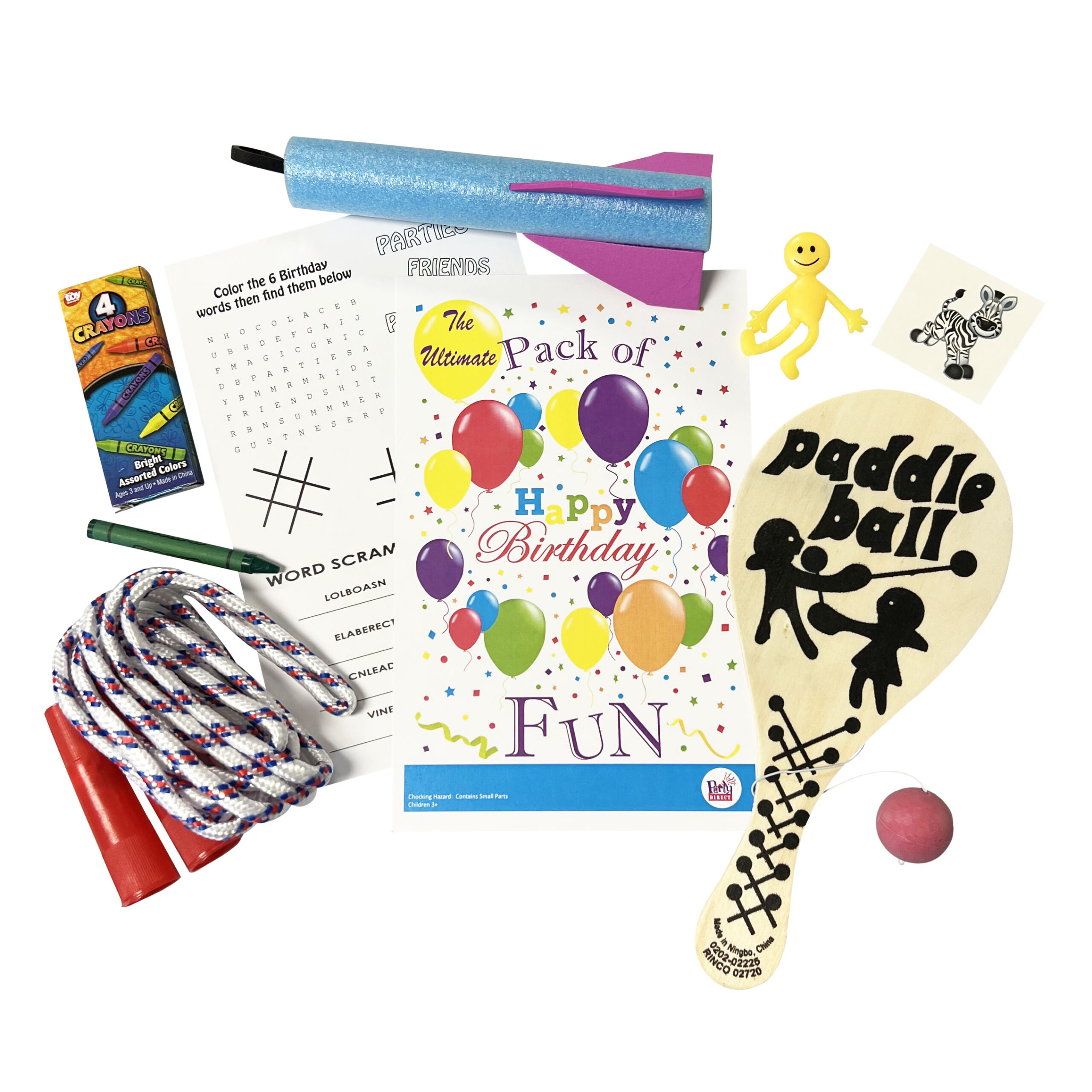 Birthday Balloon Jamboree Mega Fun Favor Bag - 50 Bags/Case