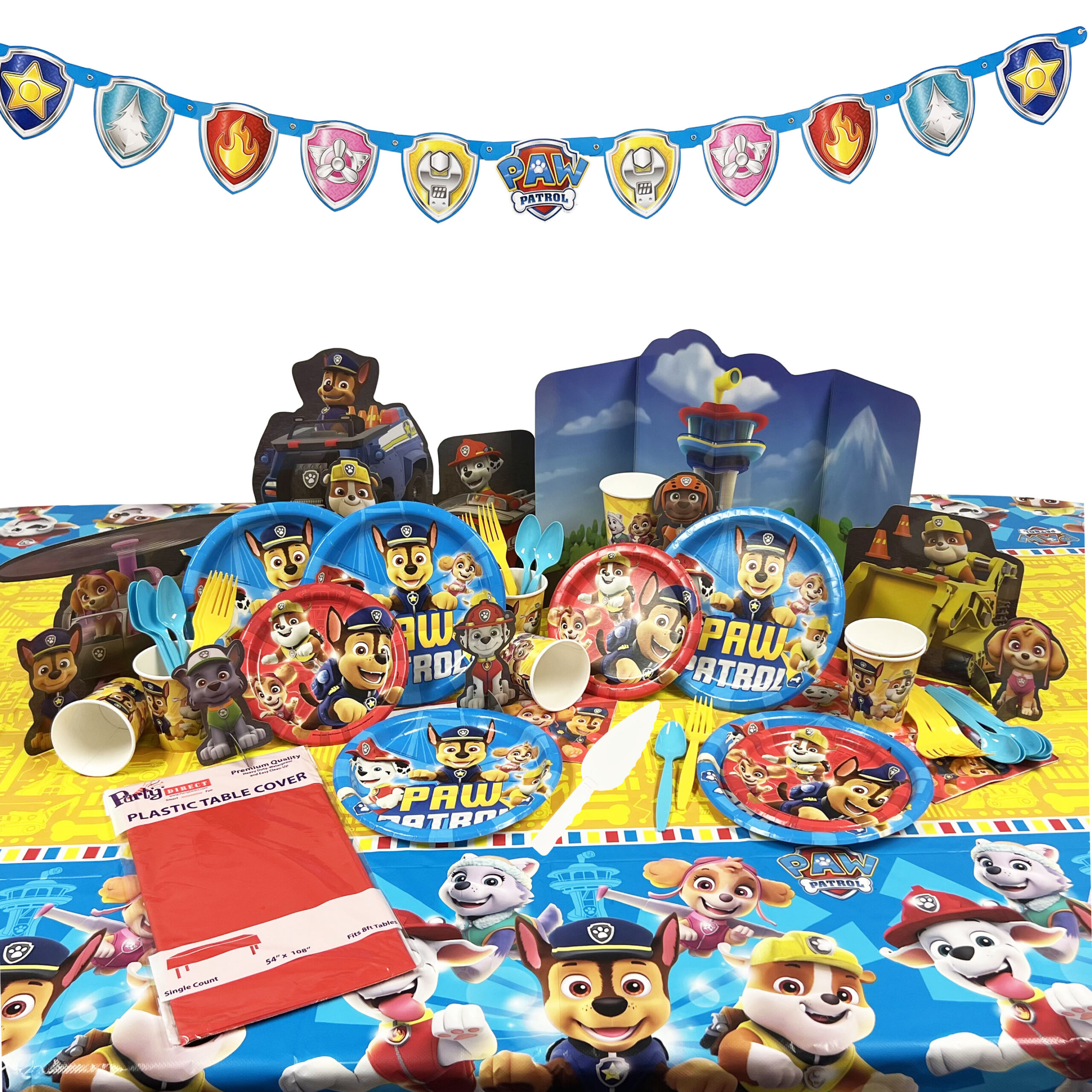 Paw Patrol Birthday Party Deluxe Kit for 8 or 16 Guests