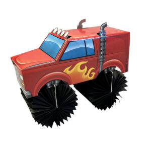 Monster Truck 3D Honeycomb Centerpiece - 1 Centerpiece