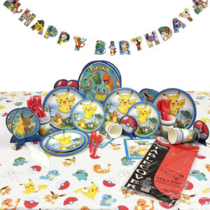 Pokemon Birthday Party Deluxe Kit for 10 or 20 Guests